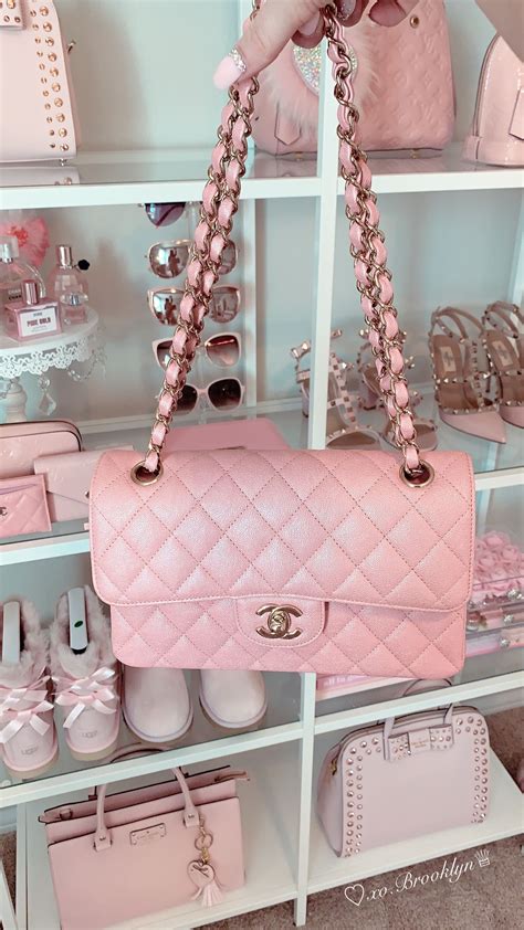 chanel pink purse 2015|chanel purses pink and black.